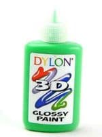 Dylon 3D GLOSSY Fabric Puff Paint - Green